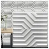 Deccart Panneau Mural Décoratif<Panneaux de plafond et panneaux muraux Decoratif 3D Zygzak Blanc 2m² / 8pièces