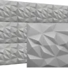Deccart Panneau Mural Décoratif<Panneaux de plafond et panneaux muraux Decoratif 3D Brylant Gris 8m² / 32pièces