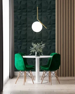 Deccart Panneau Mural Décoratif<Panneaux de plafond et panneaux muraux 3D Bursztyn Vert 8m²/ 32pièces