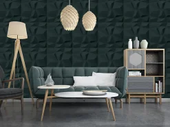 Deccart Panneau Mural Décoratif<Panneaux de plafond et panneaux muraux 3D Bursztyn Vert 8m²/ 32pièces