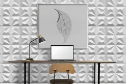 Deccart Panneaux de plafond et panneaux muraux Decoratif 3D Tears 5m² / 20pièces- Panneau Mural Décoratif