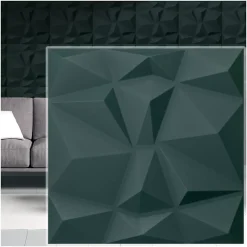 Deccart Panneau Mural Décoratif<Panneaux de plafond et panneaux muraux 3D Bursztyn 69 Vert 2 m²/8pièces