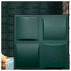 Deccart Panneau Mural Décoratif<Panneaux de plafond et panneaux muraux Decoratif 3D Pled "62" Vert 2m² / 8pièces
