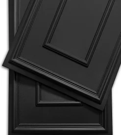 Deccart Panneaux de plafond et panneaux muraux Decoratif Rama Noir 6m² / 12pièces- Panneau Mural Décoratif