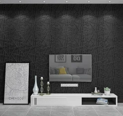 Deccart Panneau Mural Décoratif<Panneaux de plafond et panneaux muraux Decoratif 3D Line Noir 12m² / 48pièces