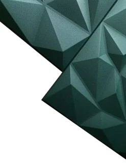Deccart Panneau Mural Décoratif<Panneaux de plafond et panneaux muraux Decoratif 3D Brylant "62" Vert 12m² / 48pièces