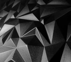 Deccart Panneau Mural Décoratif<Panneaux de plafond et panneaux muraux Decoratif 3D Ametyst Noir 2m² / 8pièces