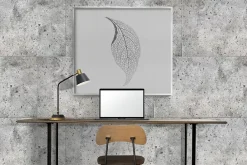 Deccart Panneaux de plafond et panneaux muraux Decoratif 7314XL Béton 20m² / 40pièces- Panneau Mural Décoratif