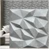 Deccart Panneaux de plafond et panneaux muraux Decoratif 3D Brylant Béton 2m² / 8pièces- Panneau Mural Décoratif