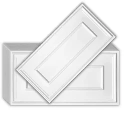 Deccart Panneau Mural Décoratif<Panneaux de plafond et panneaux muraux Decoratif Rama Blanc 6m² / 12pièces