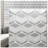 Deccart Panneaux de plafond et panneaux muraux Decoratif 3D Honey Blanc 2m² / 8pièces- Panneau Mural Décoratif