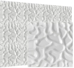 Deccart Panneau Mural Décoratif<Panneaux de plafond et panneaux muraux Decoratif 3D Lake Blanc 5m² / 20pièces