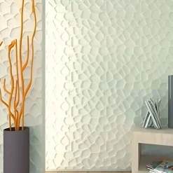 Deccart Panneau Mural Décoratif<Panneaux de plafond et panneaux muraux Decoratif 3D Lake Blanc 5m² / 20pièces