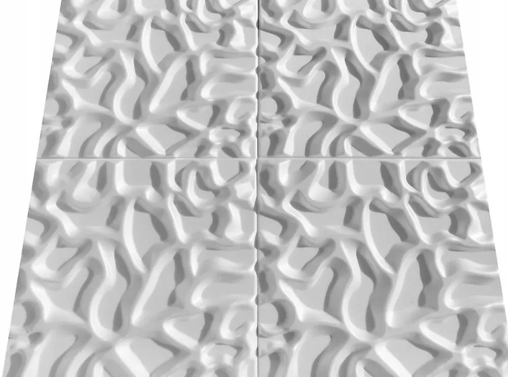 Deccart Panneau Mural Décoratif<Panneaux de plafond et panneaux muraux Decoratif 3D Lake Blanc 5m² / 20pièces