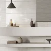 Dumawall+ panneaux muraux douche - dalle pvc gloss travis 37,5 cm ht x 65 cm lg - lot de 8 plaques - 1,95 m2- Panneau Mural De Salle De Bains