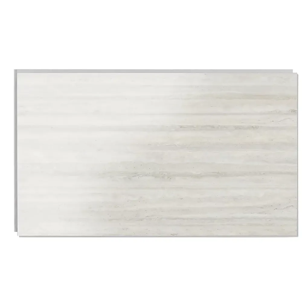 Dumawall+ panneaux muraux douche - dalle pvc gloss travis 37,5 cm ht x 65 cm lg - lot de 8 plaques - 1,95 m2- Panneau Mural De Salle De Bains