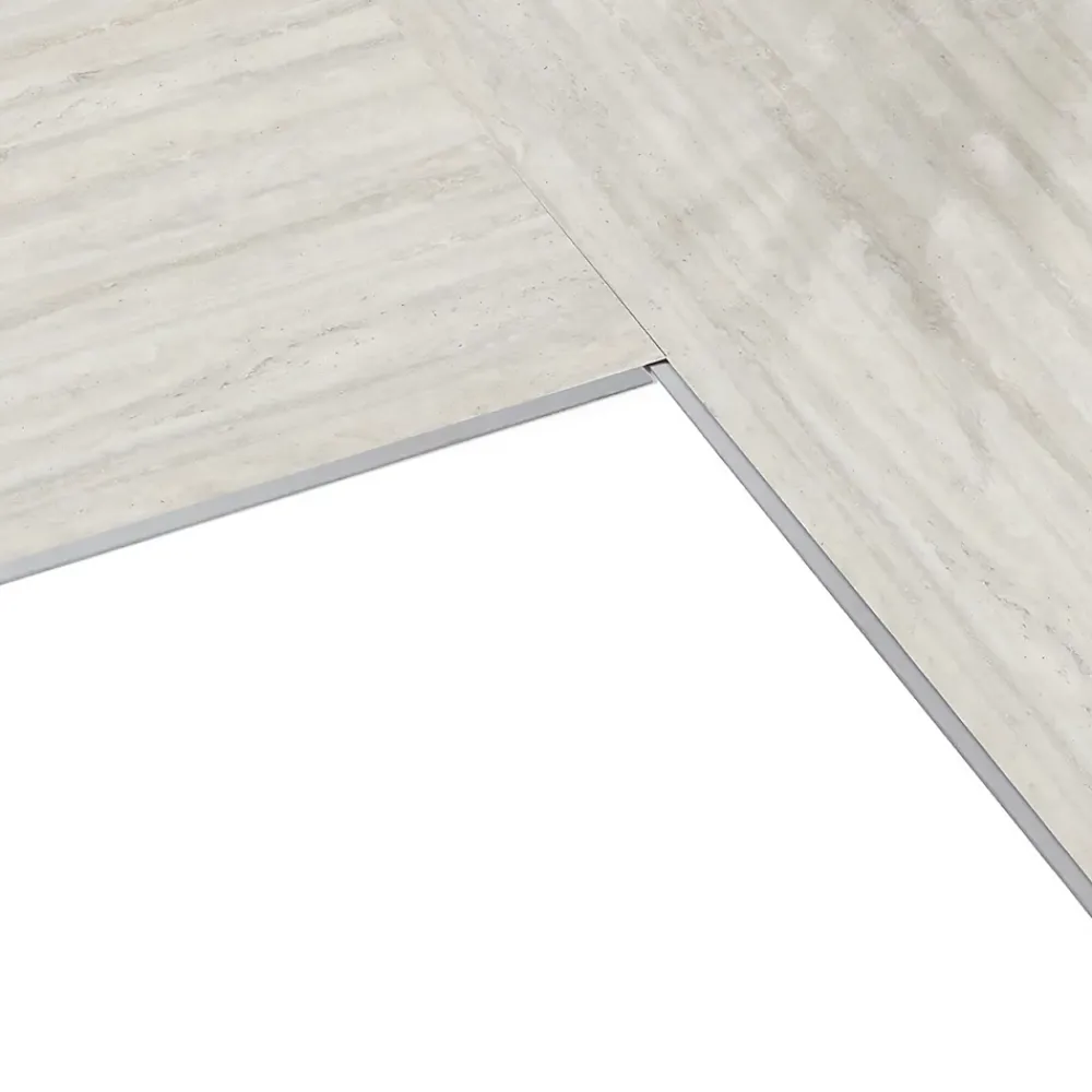 Dumawall+ panneaux muraux douche - dalle pvc gloss travis 37,5 cm ht x 65 cm lg - lot de 8 plaques - 1,95 m2- Panneau Mural De Salle De Bains