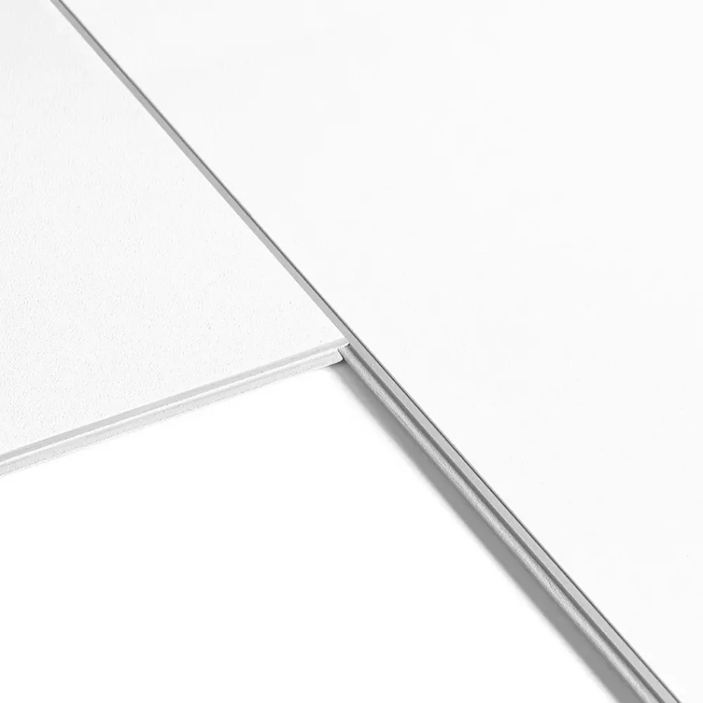 Dumawall+ panneaux muraux douche - dalle pvc gloss white 37,5 cm ht x 65 cm lg - lot de 8 plaques - 1,95 m2- Panneau Mural De Salle De Bains