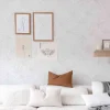 Decochic Papier Peint<Papier peint adhésif palmier gris et blanc en vinyle lavable et amovible - 1 rouleau 50x300 cm -