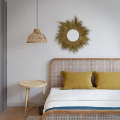 Papier peint Balisi blanc mat L.10m x l.53 cm GoodHome- Papier Peint