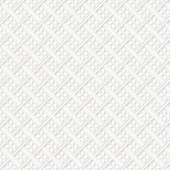 Laura Ashley Papier peint intissé à peindre imprimé géométrique en relief blanc L.1000 x l.52 cm Mr.Jones- Papier Peint