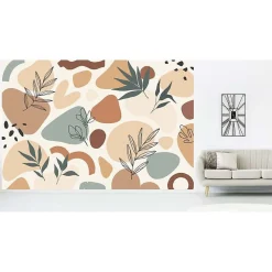 Scenolia Papier Peint Panoramique<Papier peint intissé BOHO CHIC beige 400 x 270 cm (LxH) - Tapisserie murale panoramique XXL, Made in France par