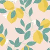 Envy Papier Peint<Papier peint intissé Feeling fruity blush imprimé citrons jaune L.1000 x l.52cm