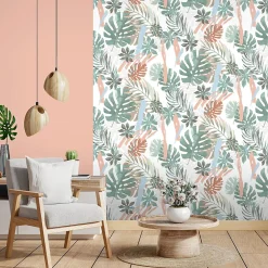 Ugepa Papier peint intissé feuillage Wonderland vert L.1005 x l.53cm Ugépa- Papier Peint