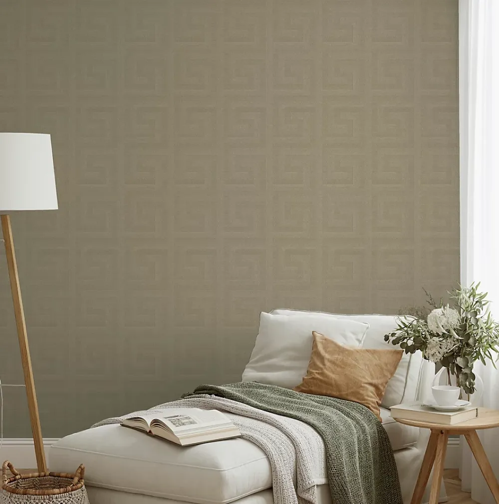 GoodHome Papier Peint<Papier peint Intissé Scapi or