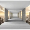 Planete Discount Papier Peint Panoramique<Papier peint intissé panoramique ville et architecture skyward corridor 450x315 cm