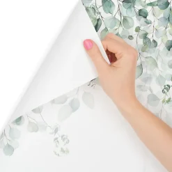 Muralo Papier Peint Panoramique<Papier Peint Intissé Photo FEUILLES Plantes Aquarelle Nature Pour Chambre 368cm x 254cm
