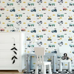 Muralo Papier Peint<Papier Peint Intissé Pour Chambre D'Enfant VEHICULES Nuages
