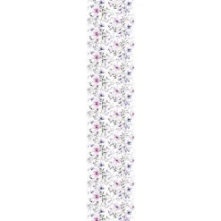 Ambiance Sticker Papier Peint<Papier peint intissé pré-encollé - FLEURS ROSES ET VIOLETTES - 1 rouleau de 300x60cm