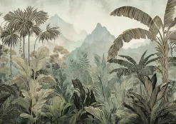 Wallarena Papier Peint Panoramique<Papier Peint Intissé Panoramique Pour Chambre Cuisine Jungle Forêt tropicale 350x250 cm