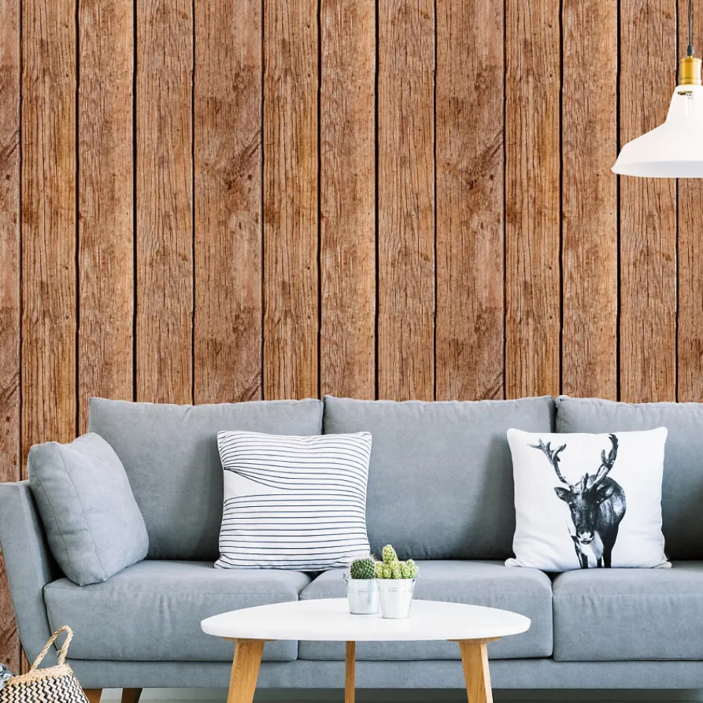 Muralo Papier Peint Panneaux En Bois Pour La Chambre- Papier Peint