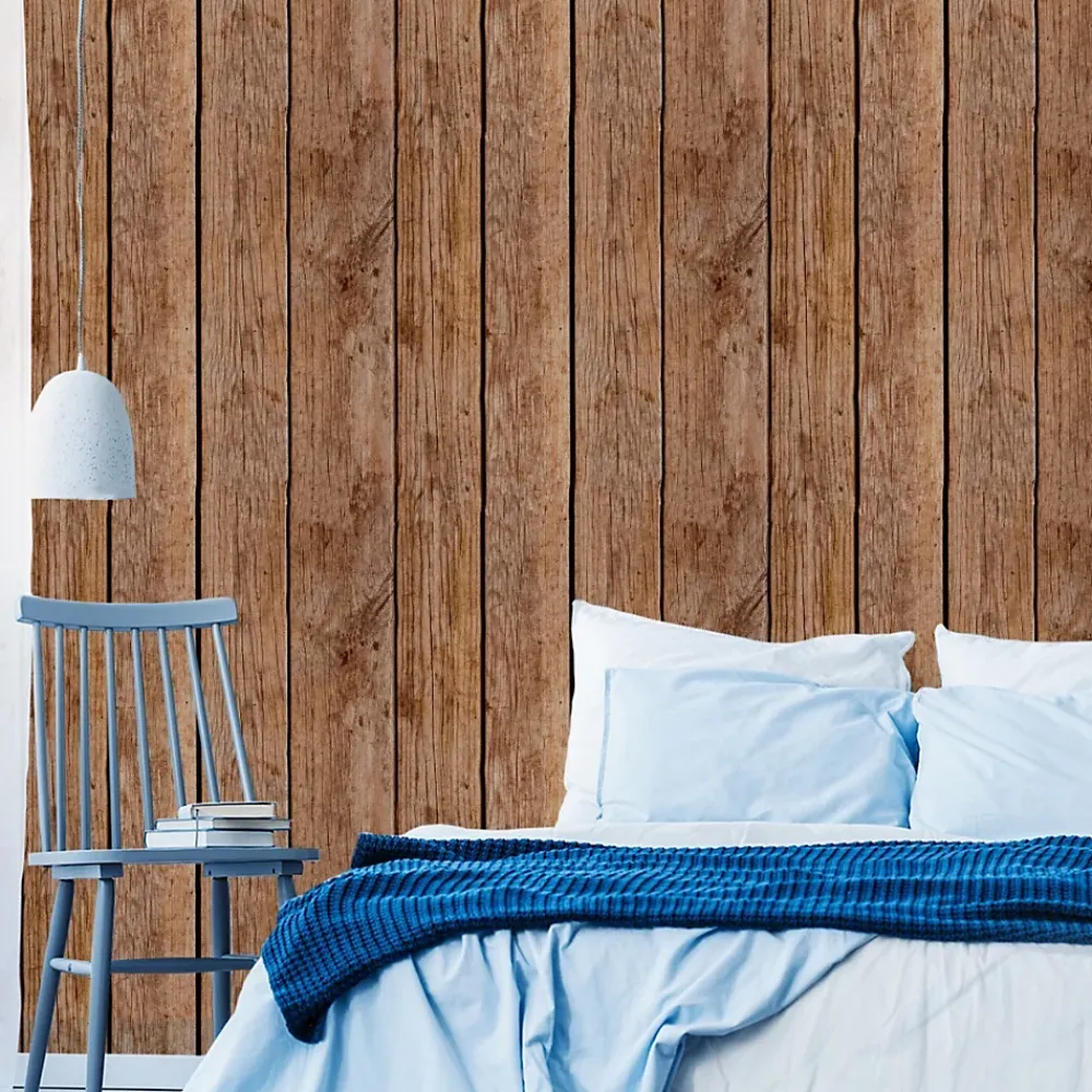 Muralo Papier Peint Panneaux En Bois Pour La Chambre- Papier Peint