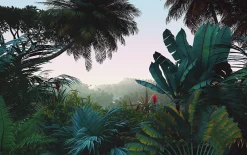 Komar Papier peint panoramique Jungle Morning L.4 m x l.250 cm- Papier Peint Panoramique