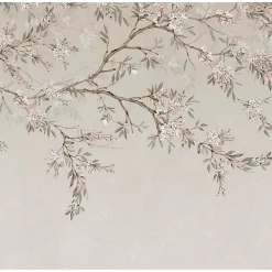 Art for the Home Papier Peint Panoramique<Papier peint panoramique Blossom Trail 300 x 280cm Beige, marron, vert grisé
