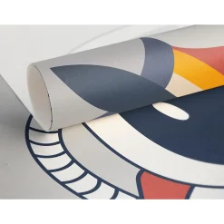 IDPanneaux Papier Peint Panoramique<Papier peint panoramique intissé enfant fusée, astronaute, espace bleu, blanc, 8 lés, L.280 x l.400cm