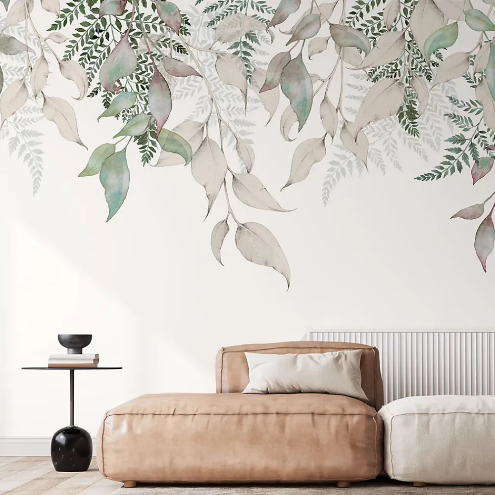 Acte Déco Papier peint panoramique Esprit nature, Crême 300 x 250cm- Papier Peint Panoramique