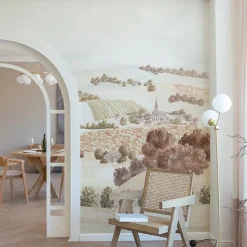 99Deco Papier Peint Panoramique<Papier peint panoramique - Campagne - Rouge - intissé : 150g/m² - 7 lés : 336x270cm