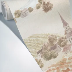 99Deco Papier Peint Panoramique<Papier peint panoramique - Campagne - Rouge - intissé : 150g/m² - 7 lés : 336x270cm