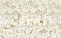 Komar Papier peint panoramique sur intissée de - Disney Winnie the Pooh Outdoors - Taille: 400 x 250 cm- Papier Peint Panoramique