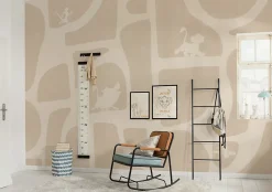 Komar Papier peint panoramique sur intissée de - Disney The Lion King Animals and Shapes - Taille: 400 x 250 cm- Papier Peint Panoramique