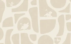 Komar Papier peint panoramique sur intissée de - Disney The Lion King Animals and Shapes - Taille: 400 x 250 cm- Papier Peint Panoramique