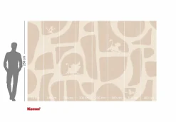 Komar Papier peint panoramique sur intissée de - Disney The Lion King Animals and Shapes - Taille: 400 x 250 cm- Papier Peint Panoramique