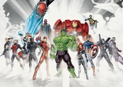 Komar Papier Peint Panoramique<Papier peint panoramique sur intissée de - Marvel Avengers Unite - Taille: 336 x 240 cm