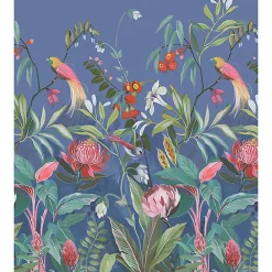 GoodHome Papier Peint Panoramique<Papier peint panoramique Intissé Turquoise ble foncé 280 x 159 cm