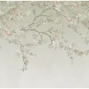 Art for the Home Papier peint panoramique Blossom Trail 300 x 280cm Vert sauge, beige- Papier Peint Panoramique