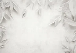Wallarena Papier Peint Panoramique<Papier Peint Panoramique Intissé Feuilles Beton 400x280 cm - Colle Inclus - Moderne XXL Papier Peint por Chambre Salon